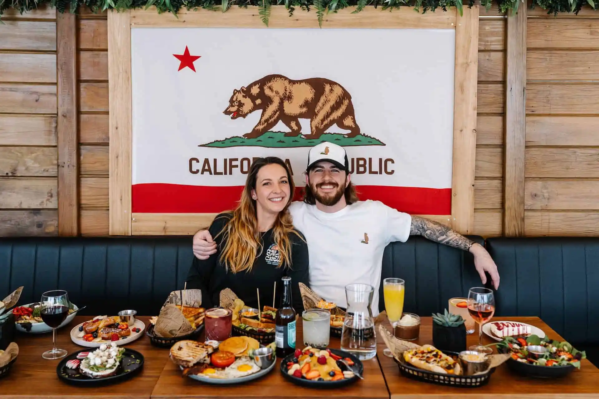 Portrait of Aaron and Izia the owners of Pacific Coast Cafe